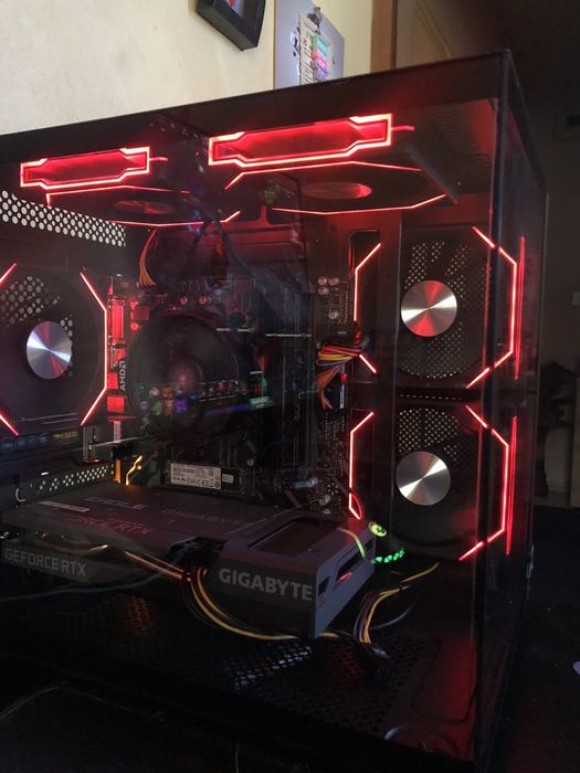 Геймърски Компютър Ryzen 5 3600X + RTX 3060 Ti 8GB | 16GB RAM | ARGB