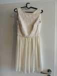 Rochie eleganta crem