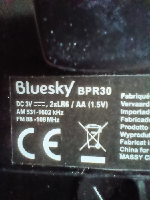 Radio portabil Am-FM cu baterii