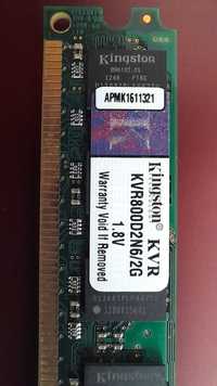 RAM 2GB Kingston KVR800D2N6/2G