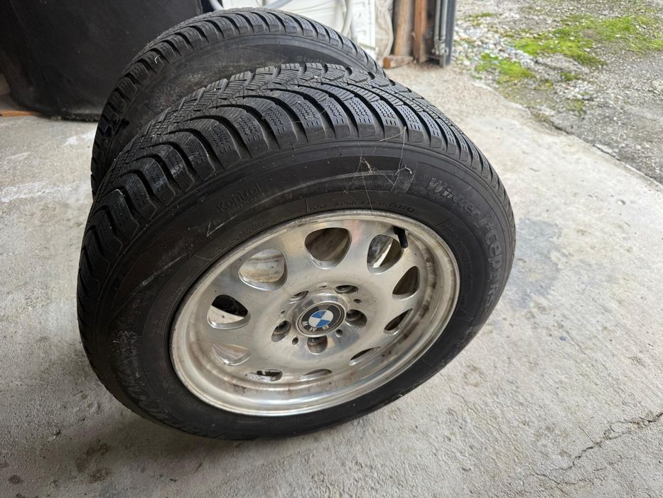 Set Jante originale Bmw 15" cu cauciucuri iarna