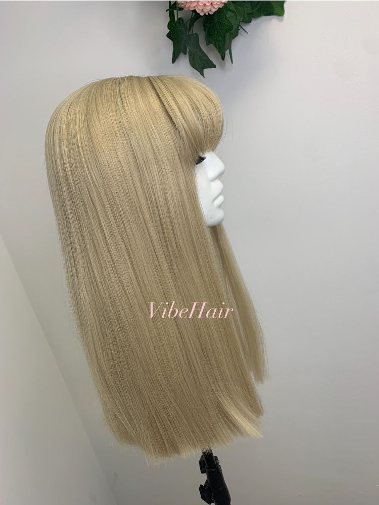 Peruca blond platinat