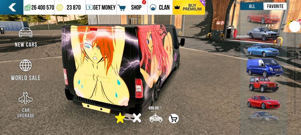 Очень жирный аккаунт кар паркинг много винилов