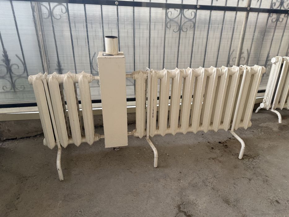чугунная батарея+ Тен