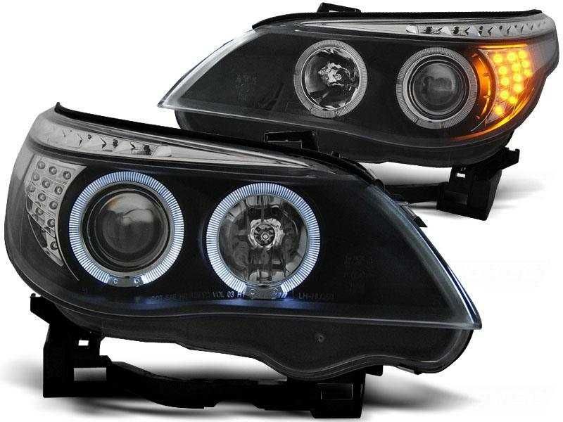 Фарове БМВ Е60 Е61 ЛЕД angle Eyes BMW E60 E61 Led Тунинг 03-07