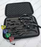 Set 4 Swingeri MKM3 tija neagra si iluminare cu Penar East Shark