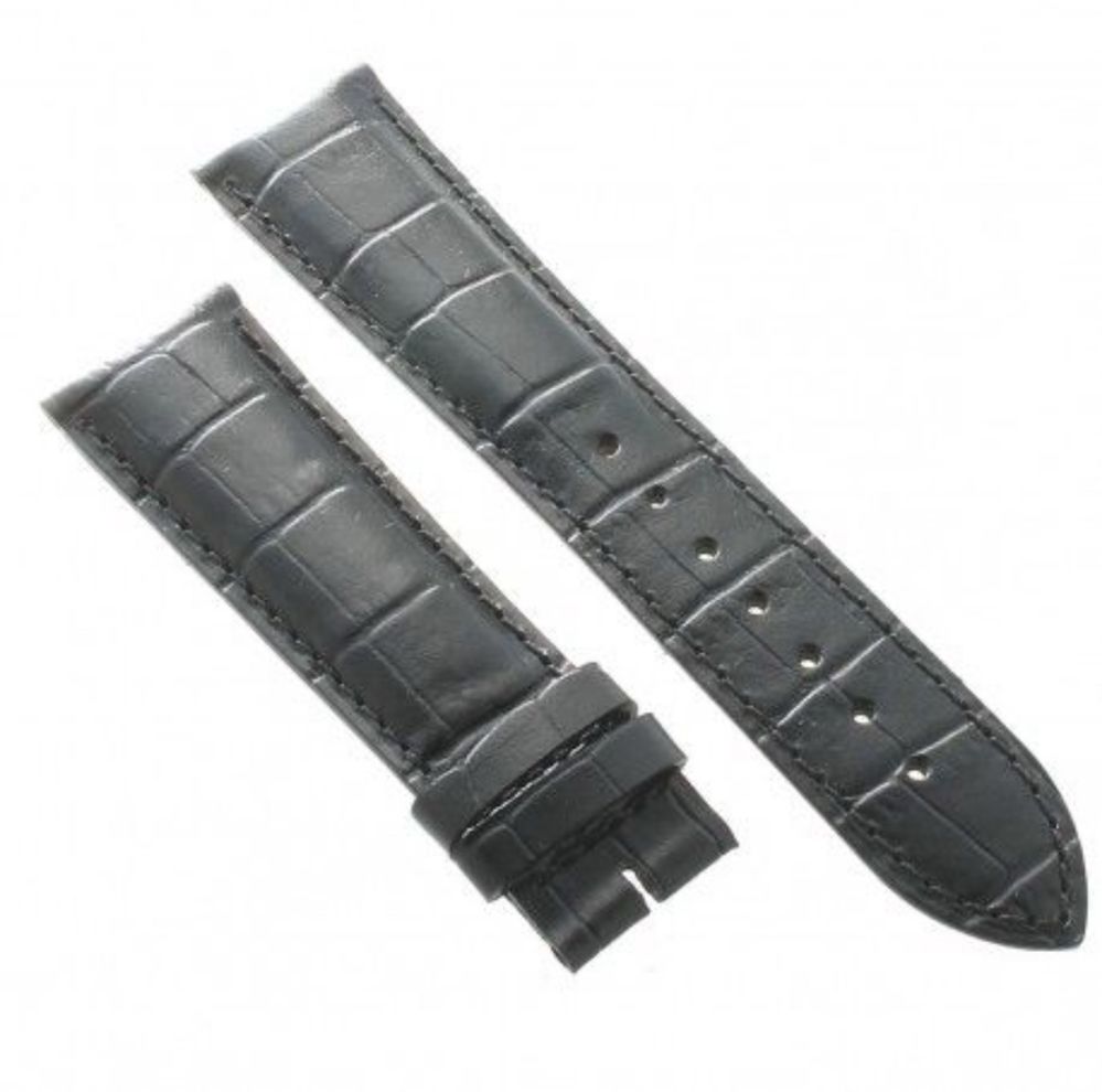 Curea piele ceas Longines 21/18mm neagra/maro