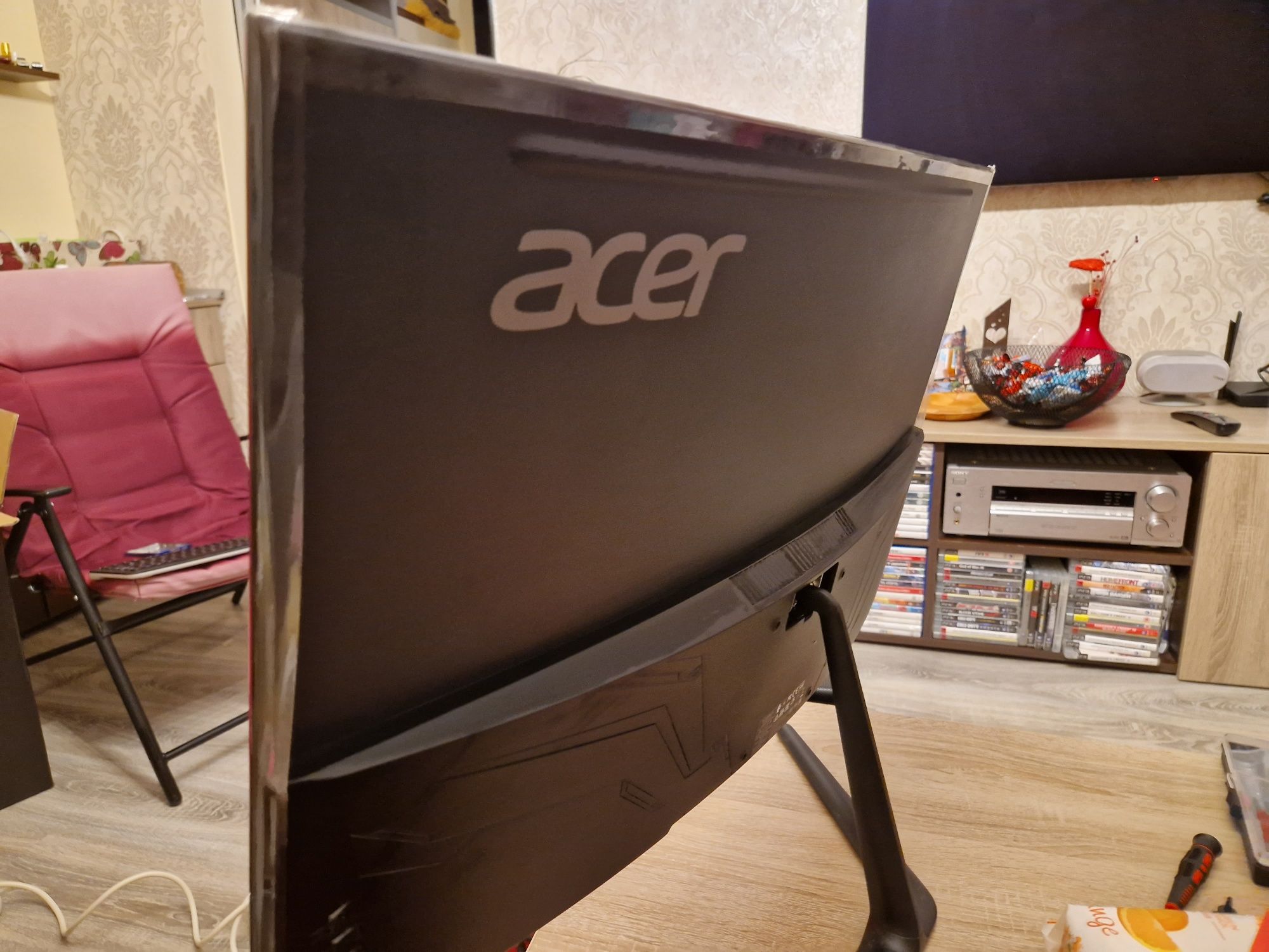 Monitor LED Acer Gaming Nitro ED320QR S Curbat 31.5 in FHD 5ms 165 hz