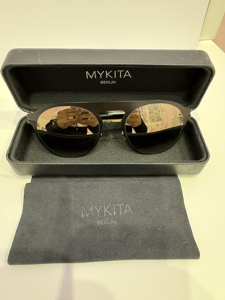 MYKITA Lester Sunglasses Blue Silver