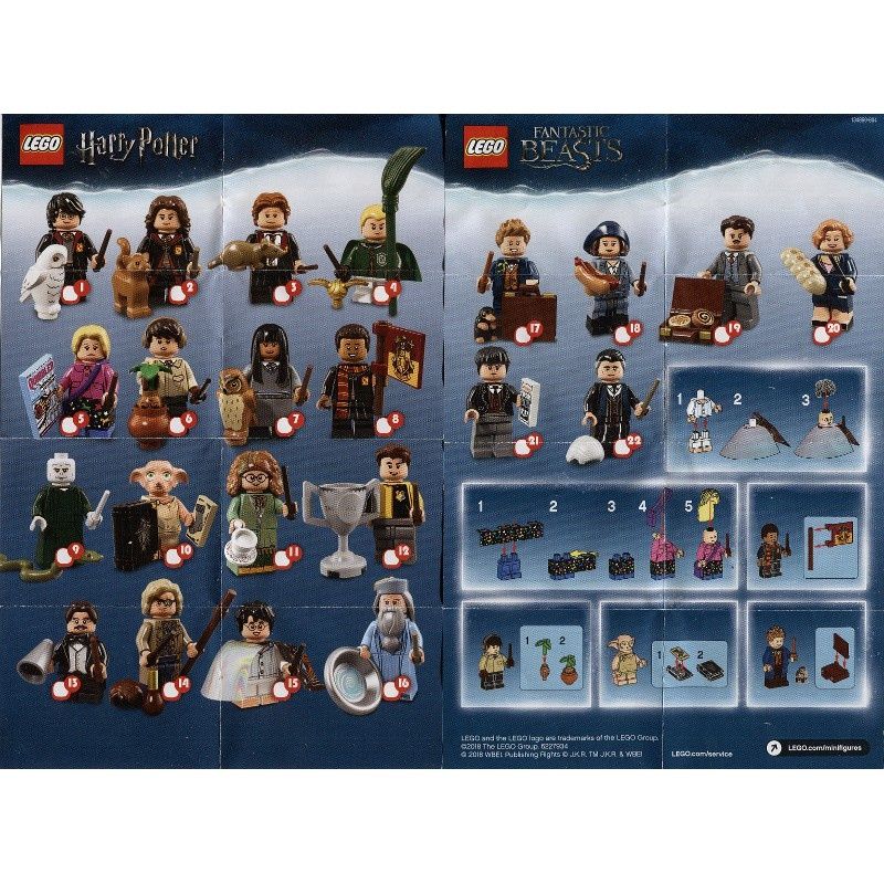 LEGO 71022 Хари Потър/Harry Potter and Fantastic Beasts minifigures se