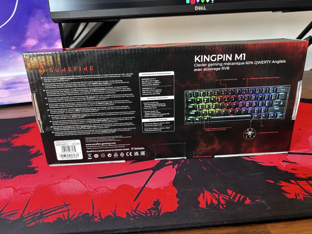 Tastatura Mecanica Gaming Surefire Kingping M1