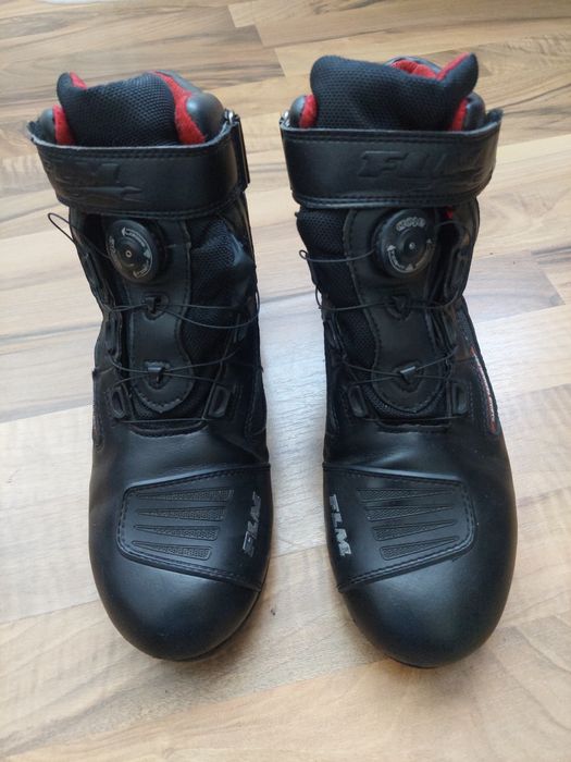 Ghete moto FLM Polo motorrad,piele,marime 43