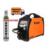 Aparat sudura cu sarma MIG SYNERGIC 200 JASIC +butelie 8L corgon plina