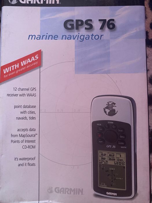 GPS 76 система -marine navigator