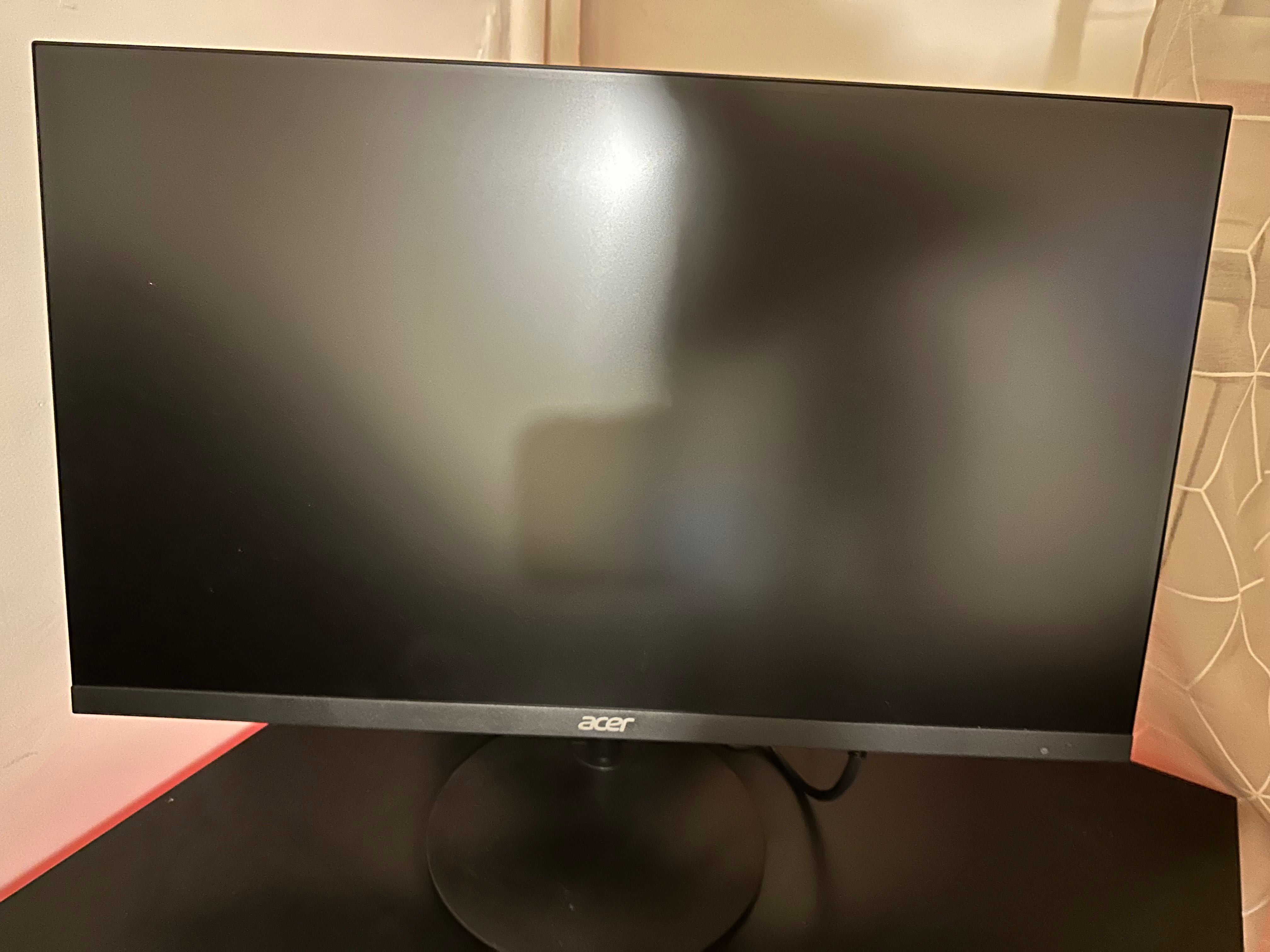 Монитор ACER SA242YEbi - 920x1080, 100 Hz, HDMI, ЧЕРЕН - ЧИСТО НОВ