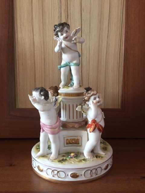 Figurina vintage Ludwisburg Angeloti Simțurile