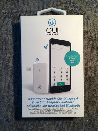 Adaptor dual-sim cu bluetooth pentru IPhone