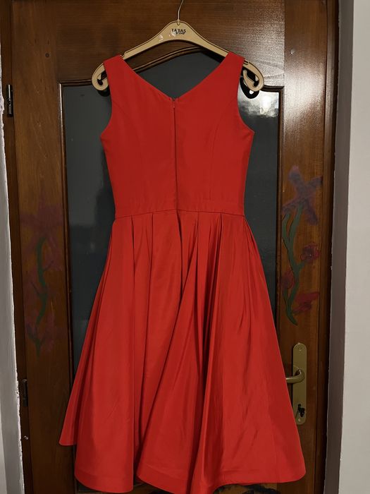 rochie rosie de evenimente speciale marime S