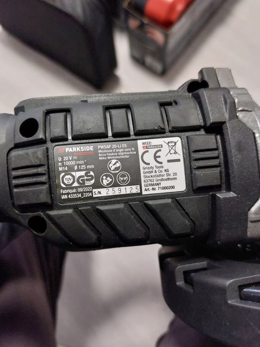 Polizor/flex parkside performance 20v nou