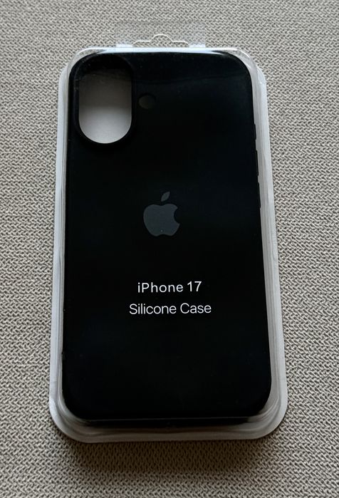 Husa silicon iPhone 17 & 17 Pro - neagra