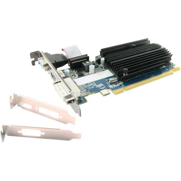 Placa Video Sapphire Radeon R5 230 1GB compatibila low profile 2U/SFF