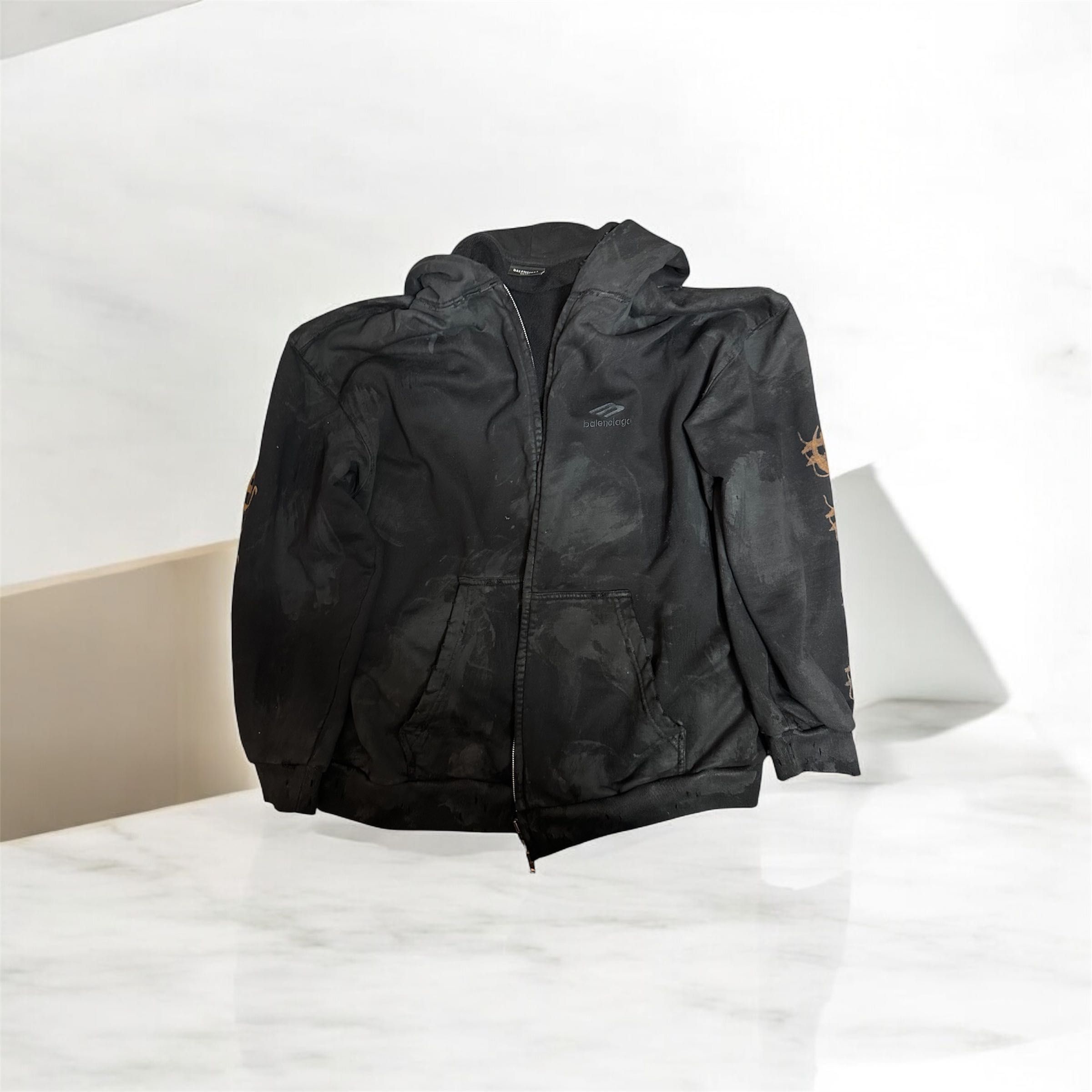 Hanorac Balenciaga sanskrit cu zipper