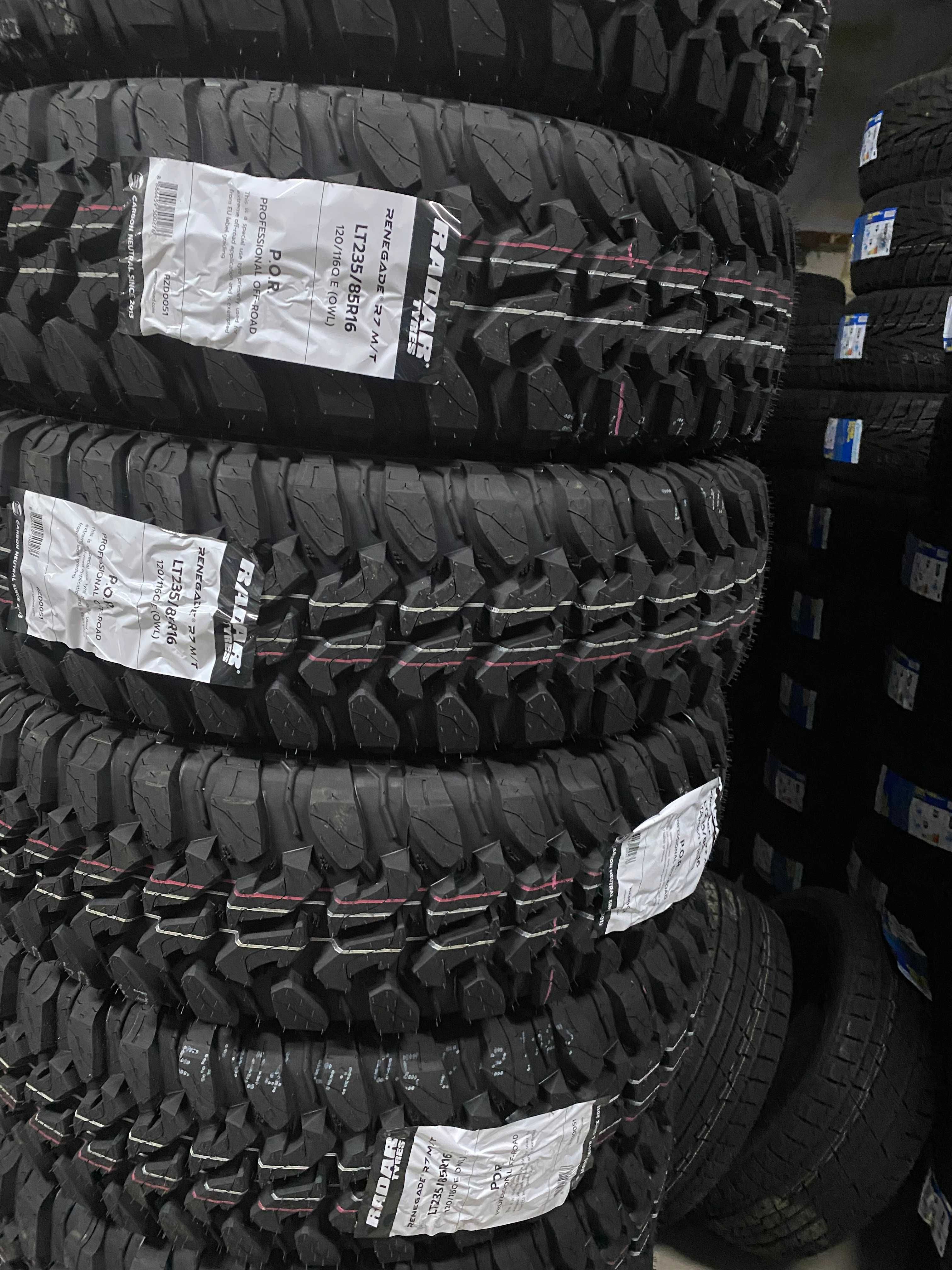 гуми Radar Renegade M/T (R7) LT33/12.5R18 10PR ALL SEASON