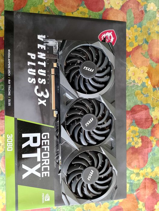 Видео карта MSI RTX 3080 10GB Ventus 3x Plus OC EDITION