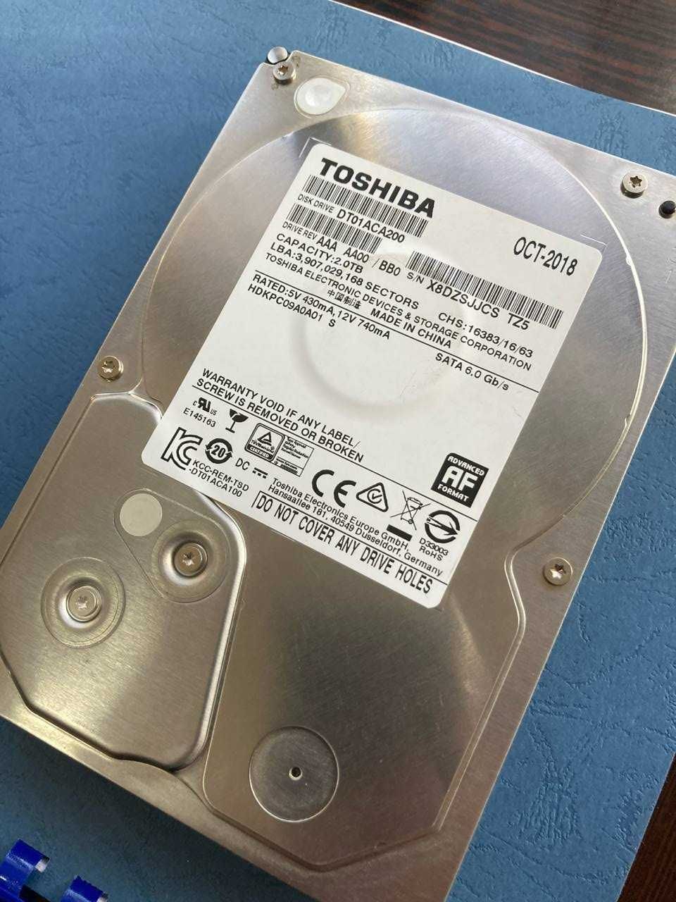 Продается HDD 2 TB TOSHIBA