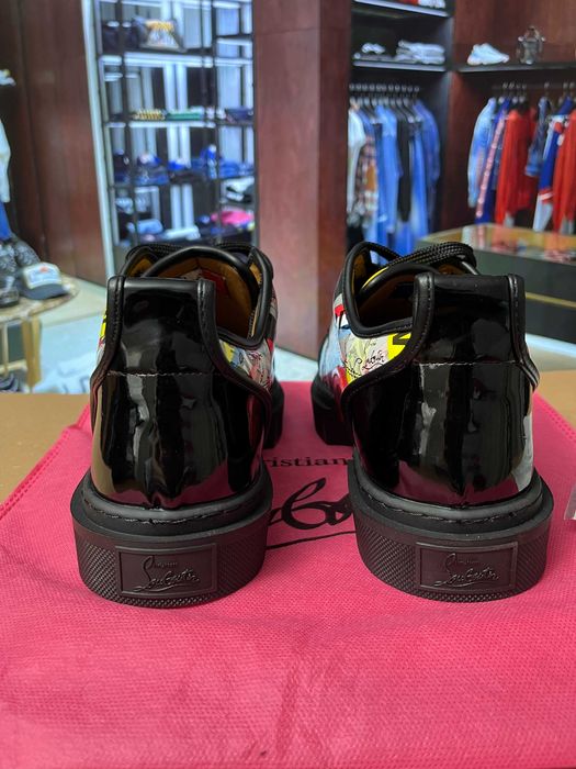 *OFERTĂ IARNĂ* Adidasi-loafers-pantofi Christian Louboutin "Graffiti"