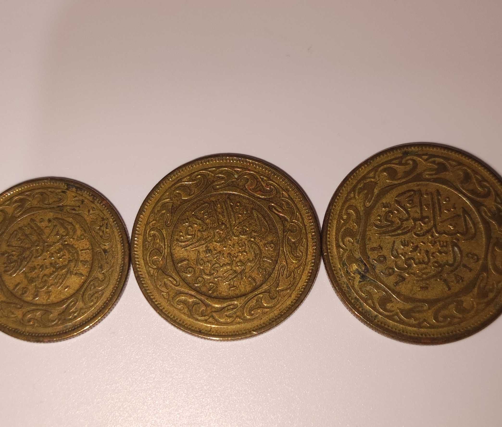 Tunisia 20/50/100 Milliemes 1997 (1418)