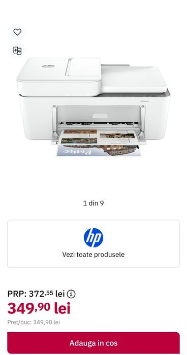 Multifunctional inkjet color HP DeskJet 4220e All-in-One, A4, USB, Wi-