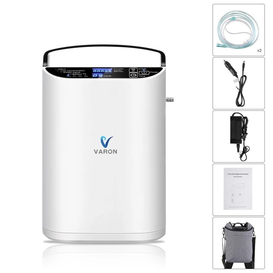Concentrator de oxigen cu baterie
