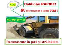 Atestat RAPID buldoexcavatorist mecanic utilaje vola compactor ifron