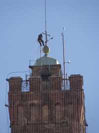 Alpinism utilitar montaj reclame taiere toaletare copaci panouri fotov