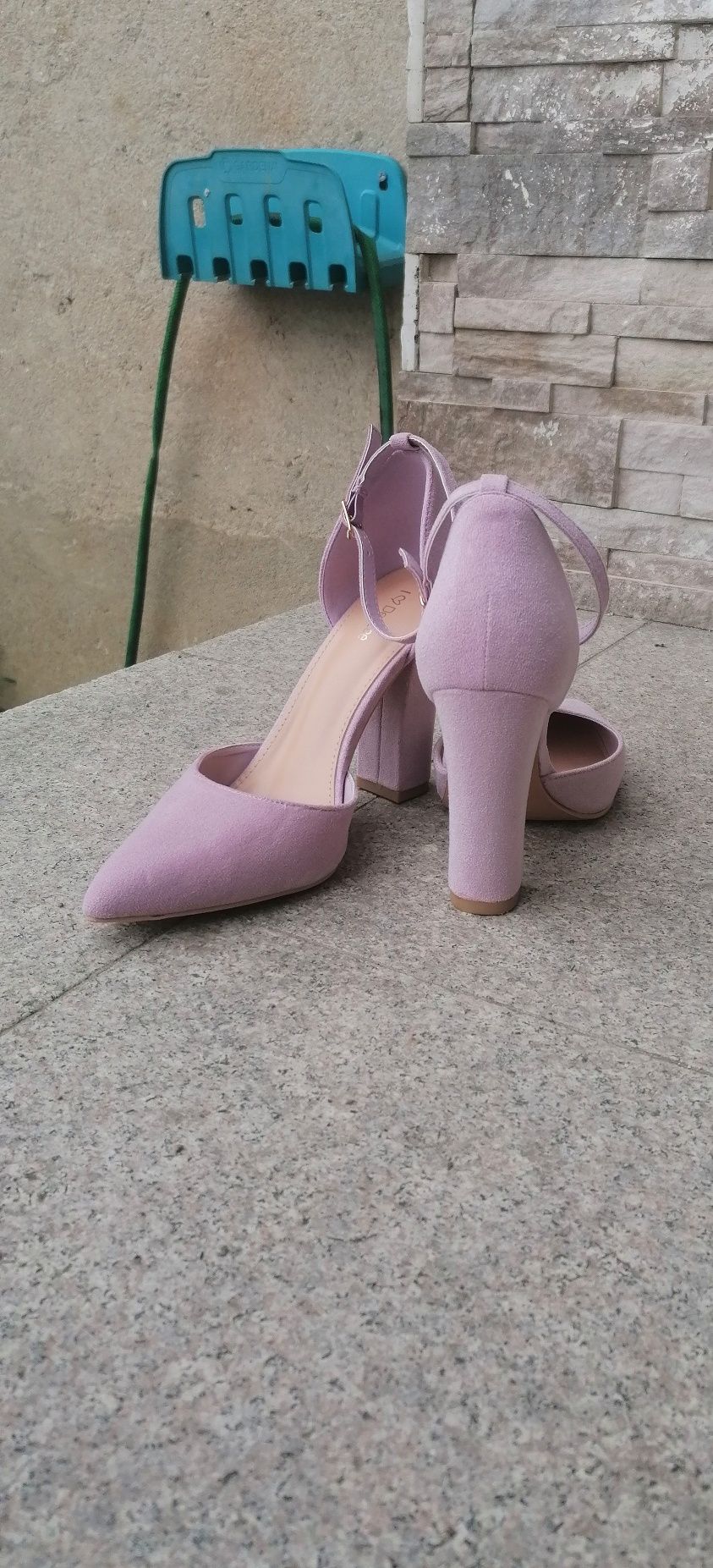 Pantofi stiletto, nr. 39, toc 10 cm