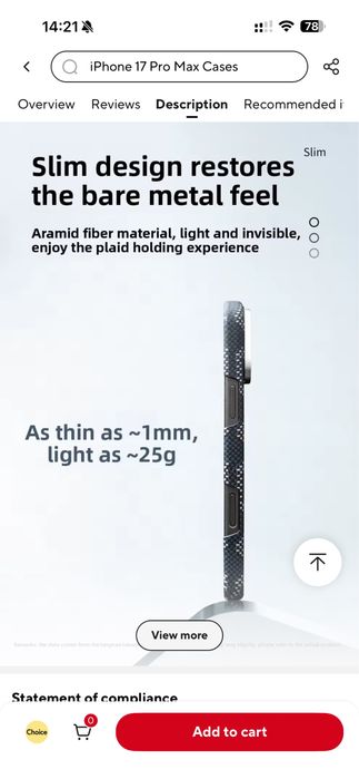 Husa iphone 17 pro max pitaka