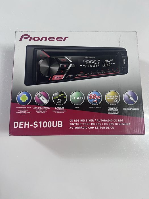 radio auto pioneer deh-1000ub cu auxiliar nou