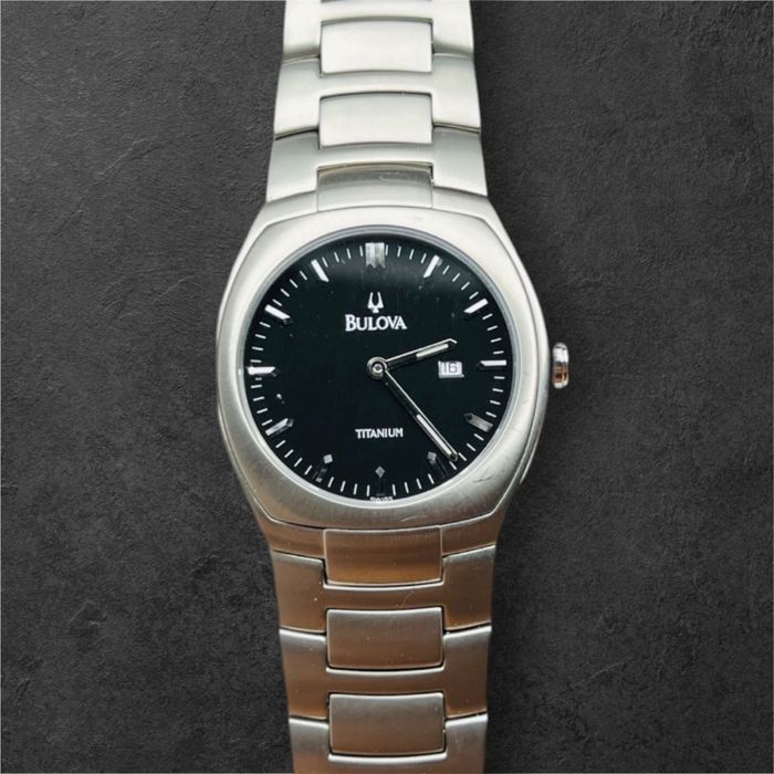 Bulova Titanium мъжки часовник нов с лепенките