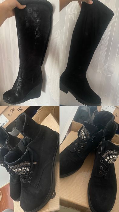 Сапоги женские батфорты и ботинки