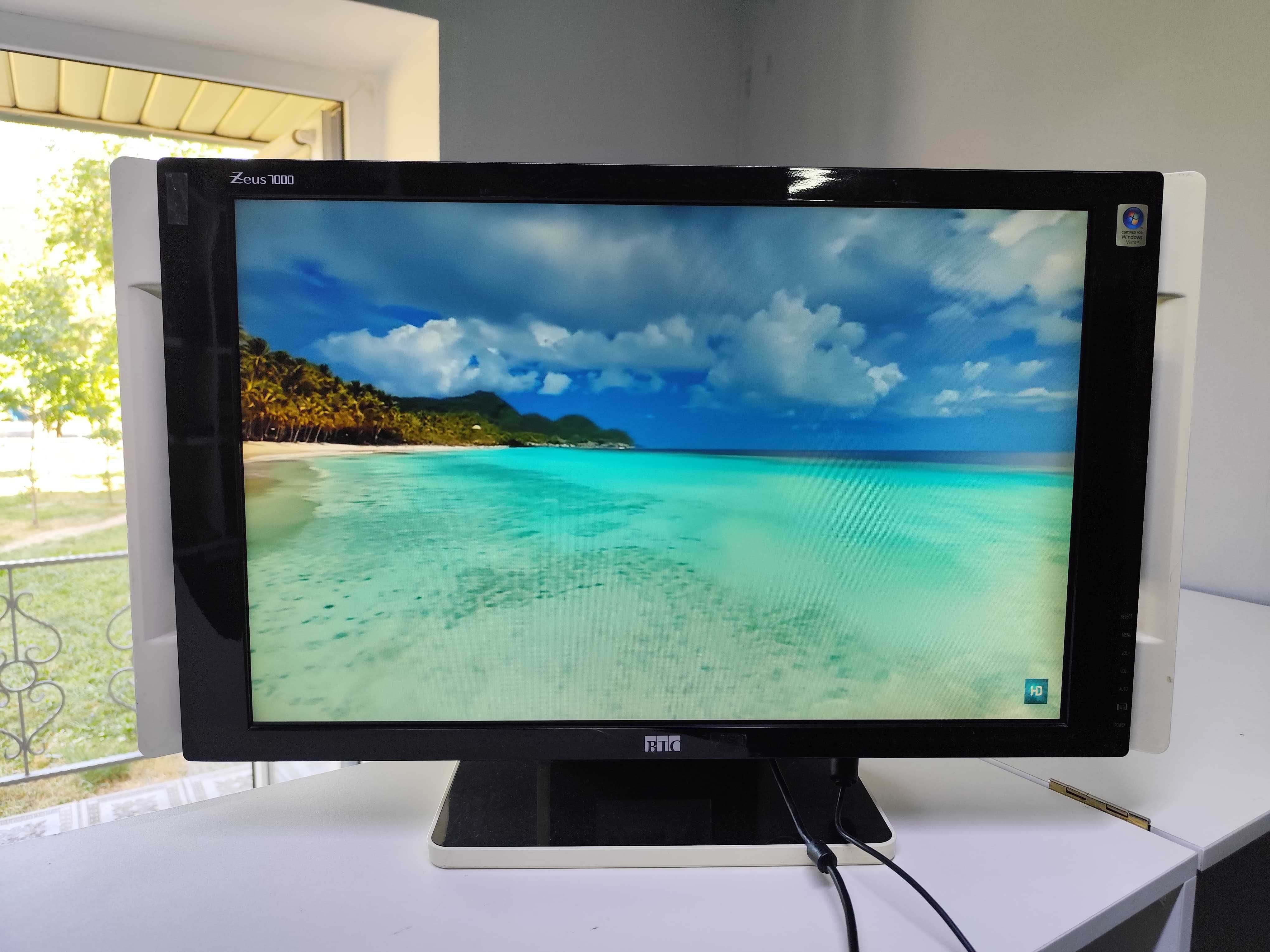 Монитор диагональ 24" Full HD все работает хорошо