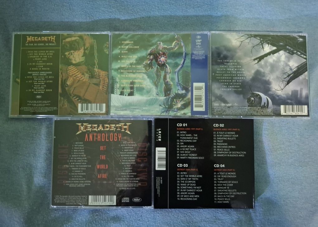Megadeth CD аудио дискове