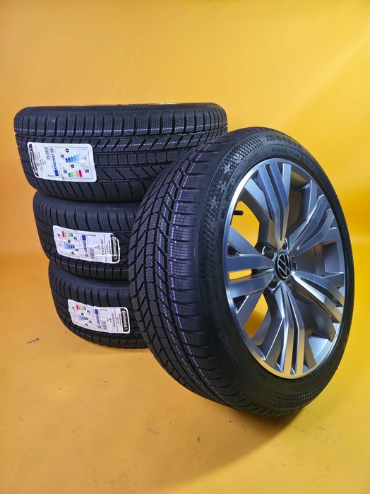 Roti Jante Anvelope IARNA 235/45/18 5x112 OEM VW Passat NOI 2025