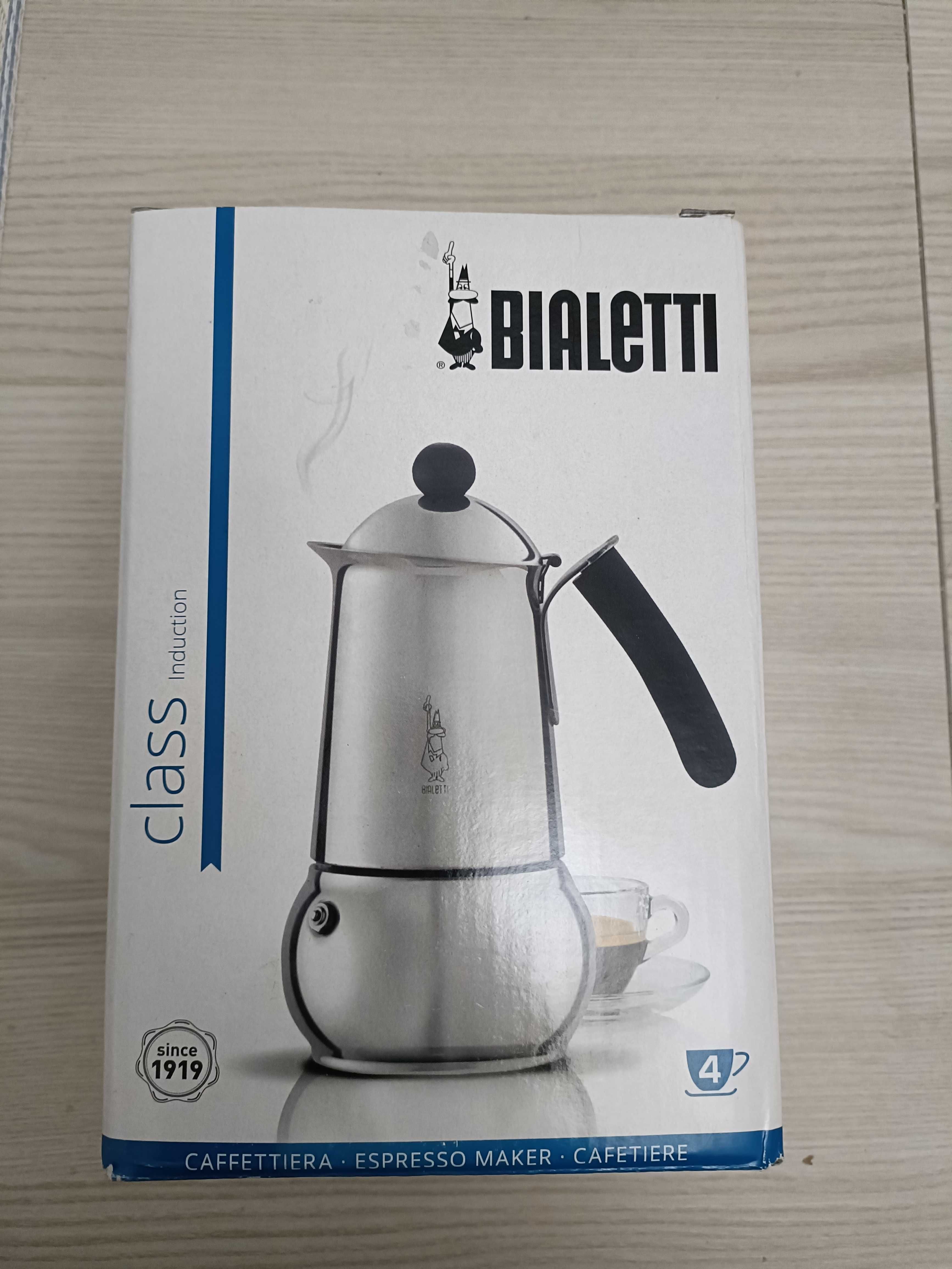 Espressor Bialetti Moka musa induction Made in Italy 1/6cesti nou