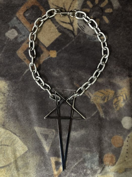 Punklry Pentagram Chain