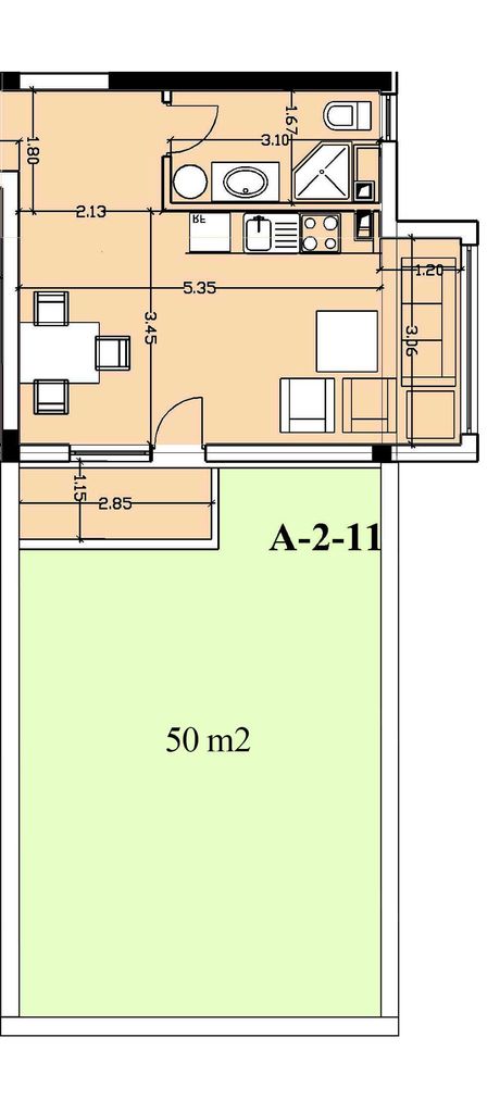 Продава се Двустаен апартамент в Банско - 90 кв.м за 612 €/кв.м - Снимка #1