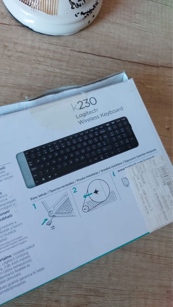 Клавиатура беспроводная Logitech Wireless Keyboard K230