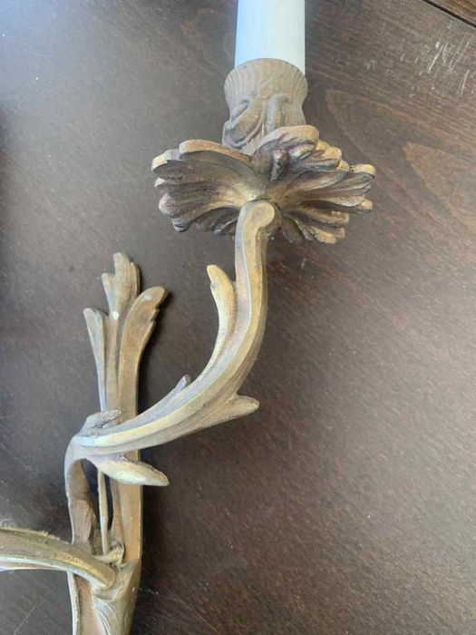 Aplica se perete din bronz stil baroc