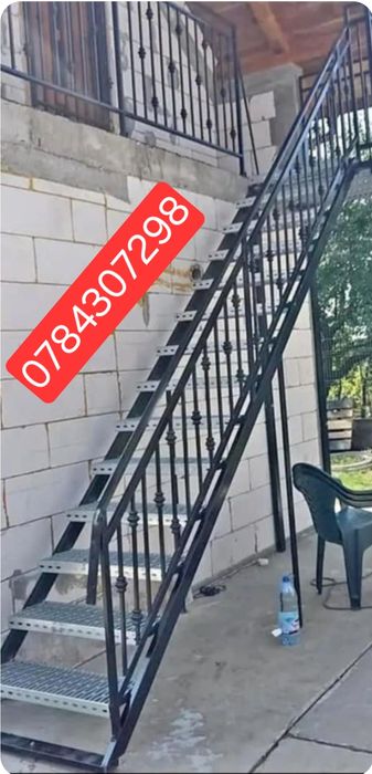 Confectionam scarii metalice zincate exterioare și pentru incendii , p