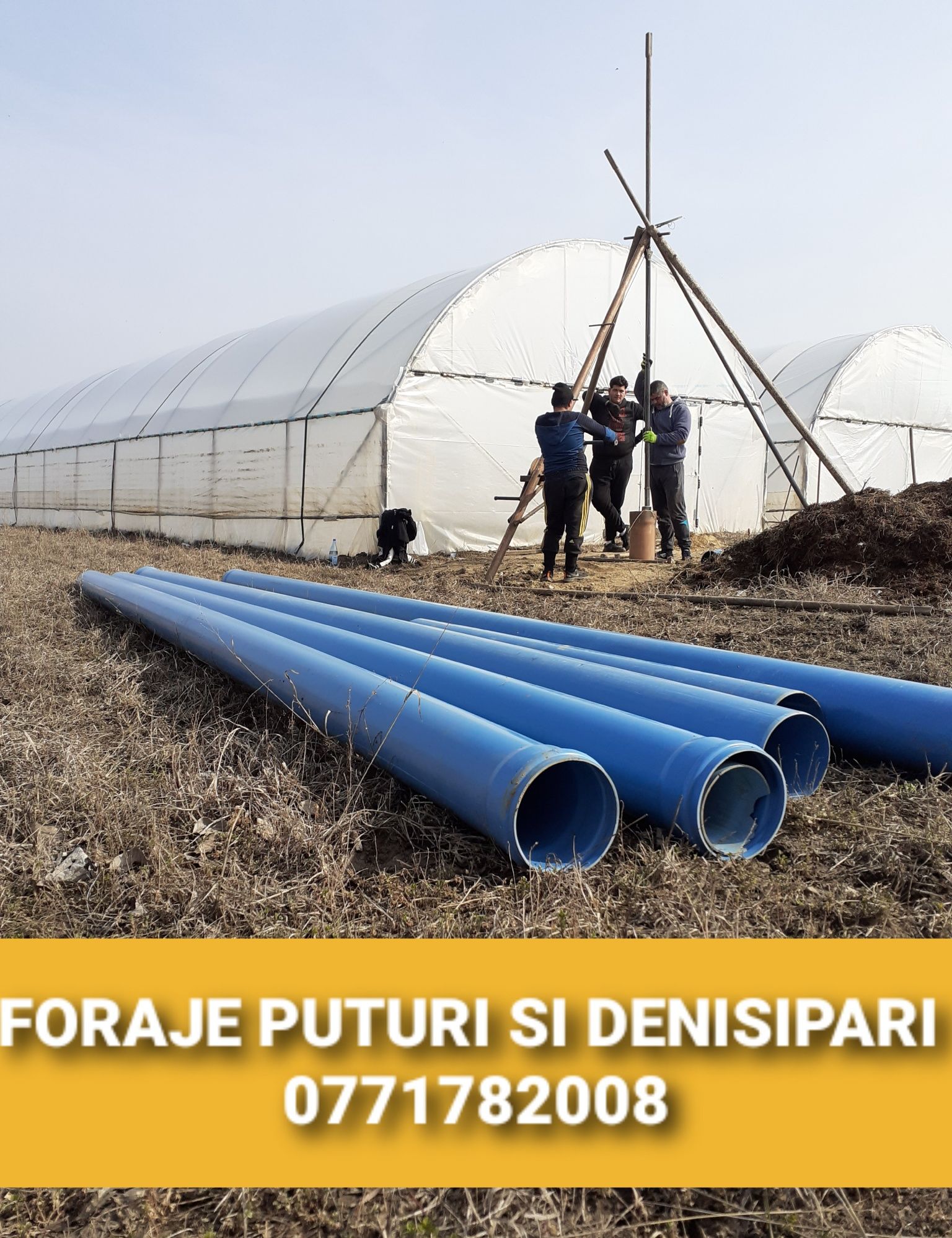 FORAJE PUTURI APA și denisipari